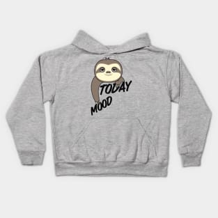 Sloth mood,lazy mood,sleepy mood low battery. Kids Hoodie